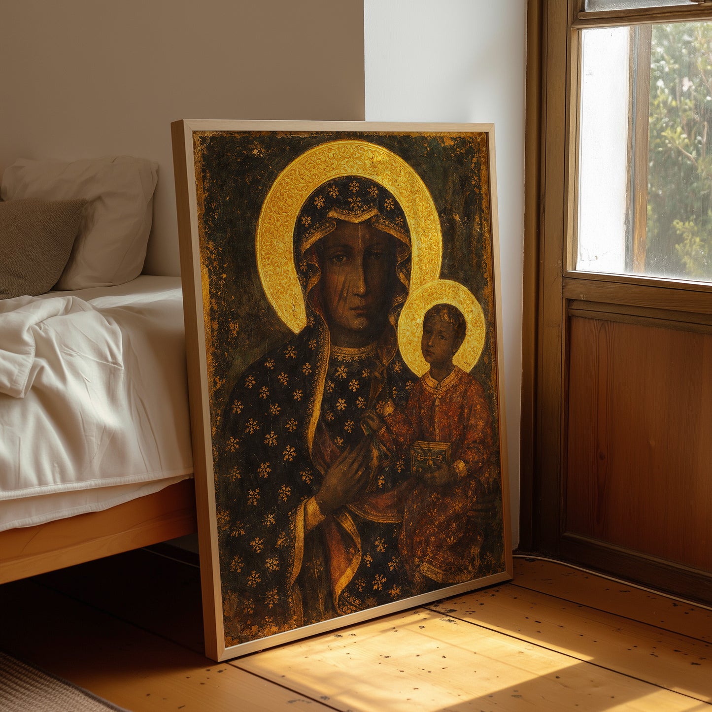 Byzantine Tears in Golden Halos
