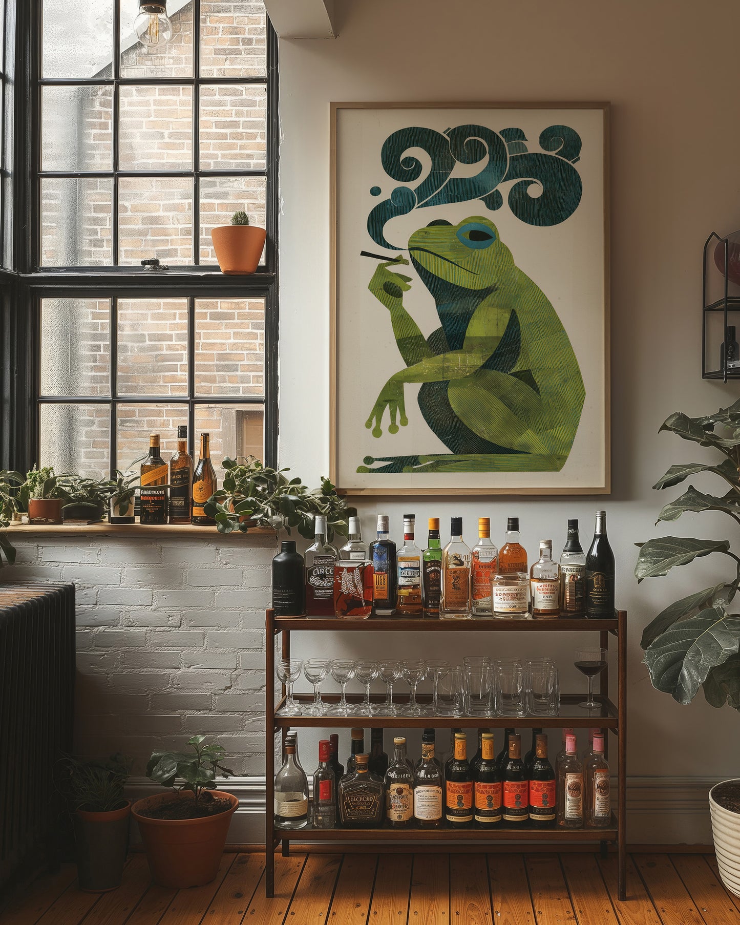 Whimsical Amphibian's Midnight Melody