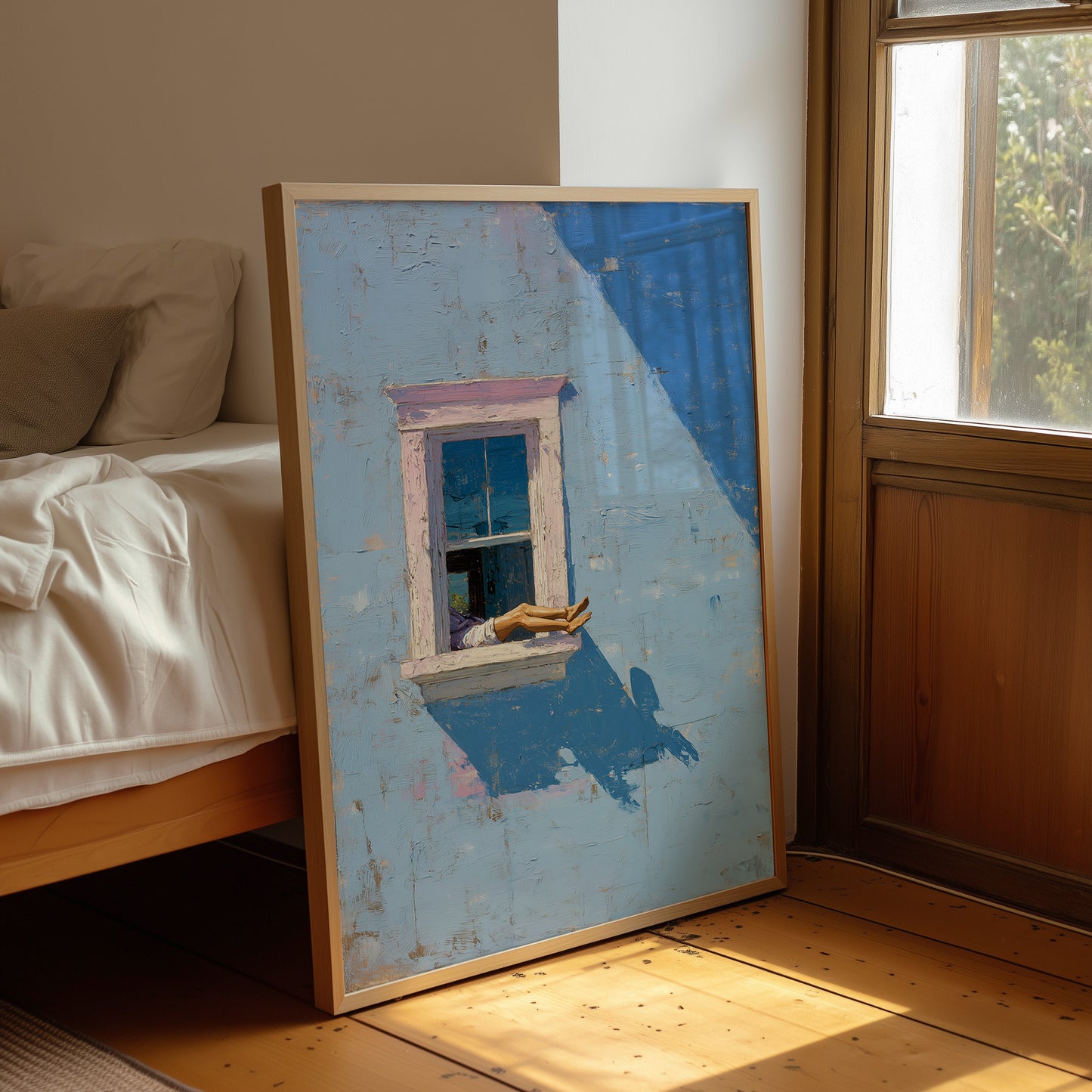 Azure Afternoon: Legs in Repose