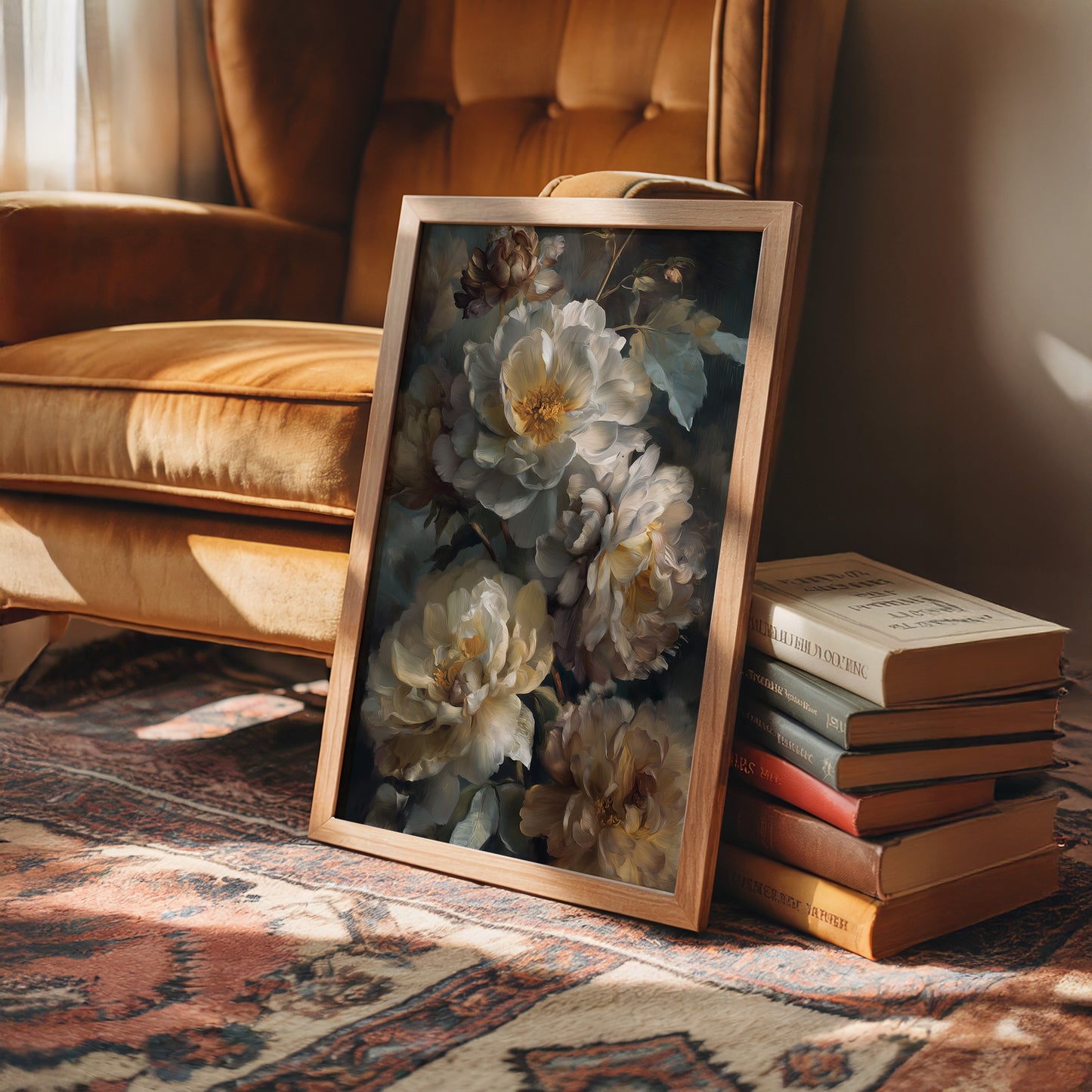 Ivory Petals Hold Golden Secrets