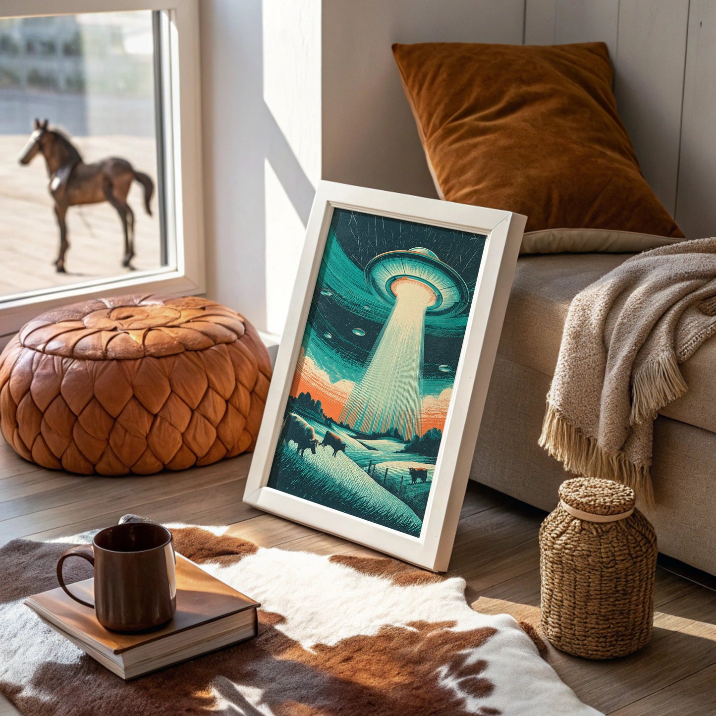 Visitors Above Quiet Pastures