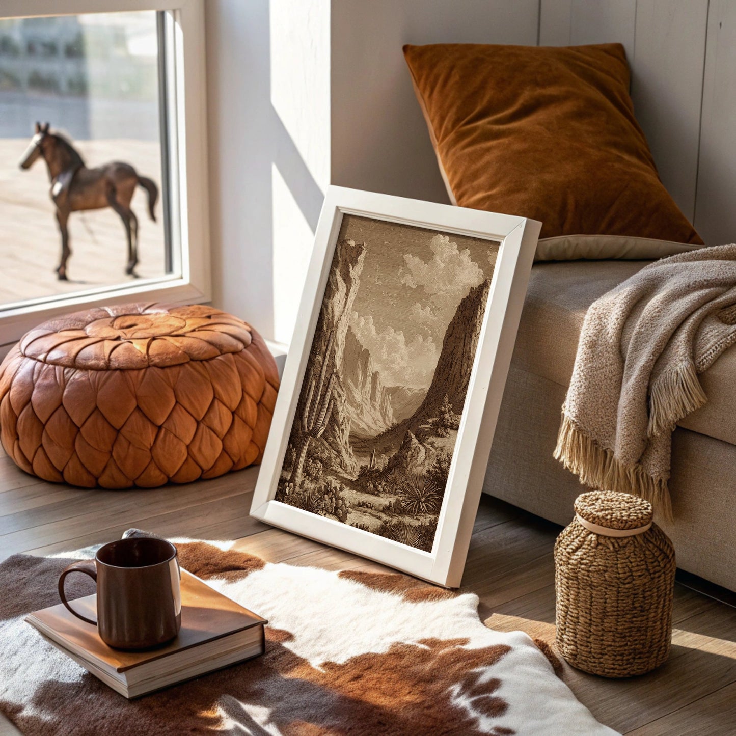 Sepia Canyons Of Forgotten Time