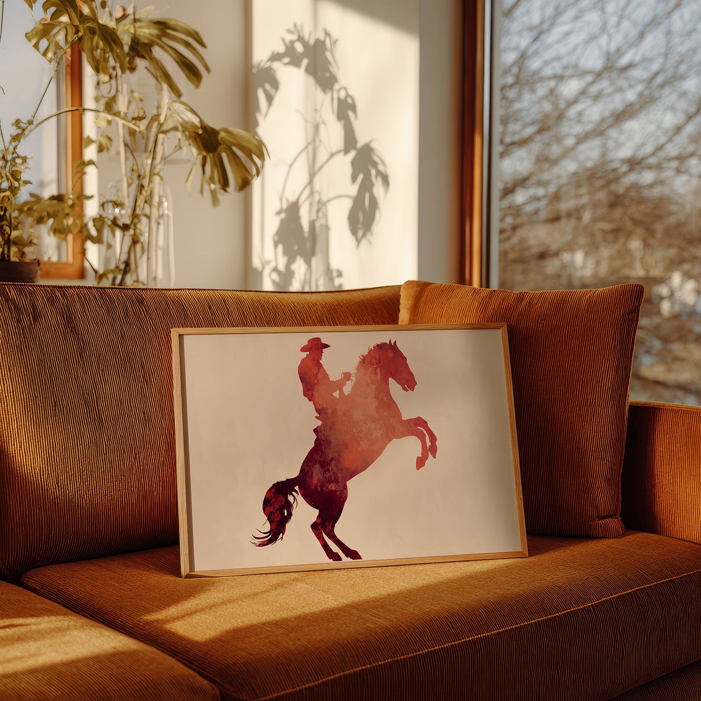 Crimson Silhouette: Untamed Spirit