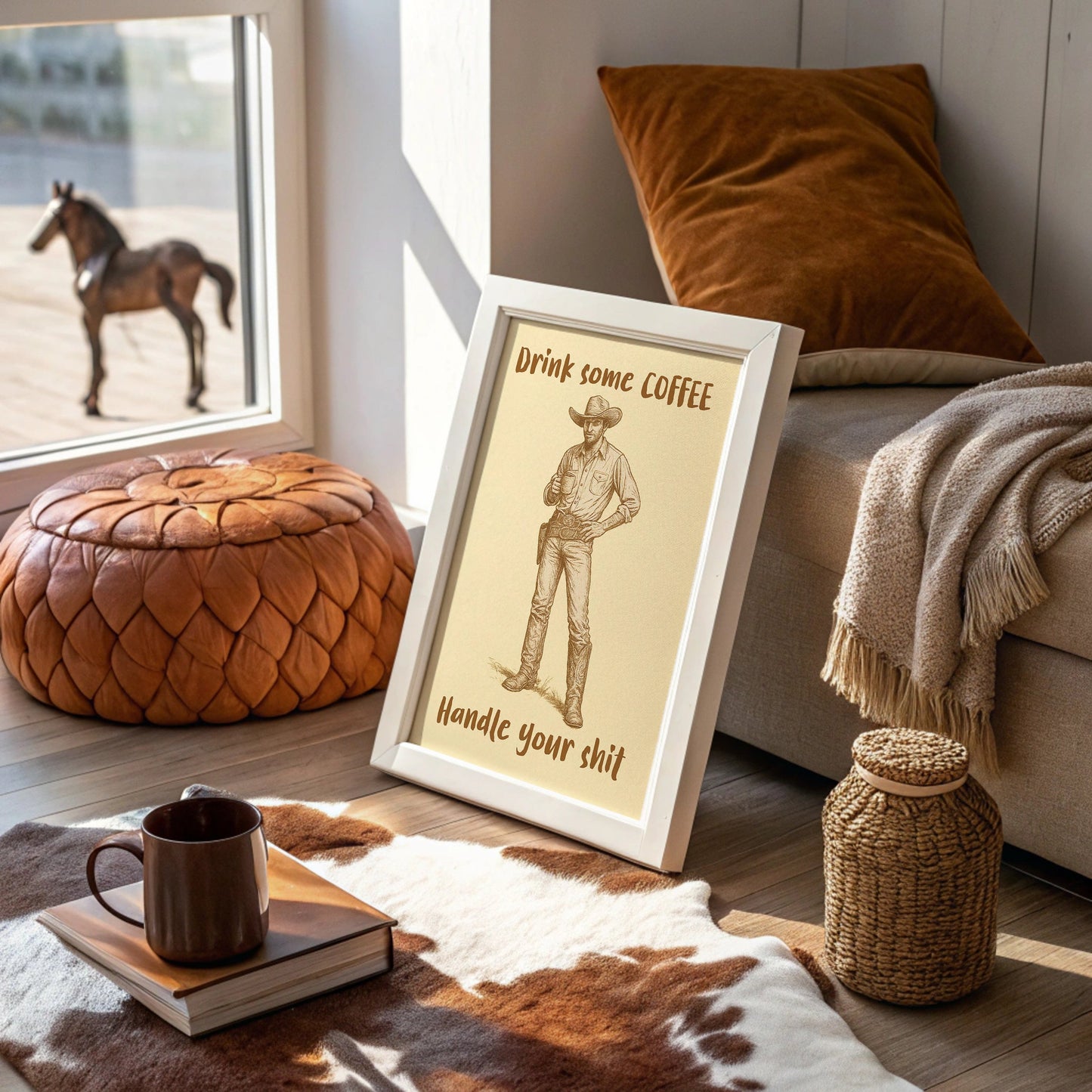 Cowboy Wisdom At Dawn