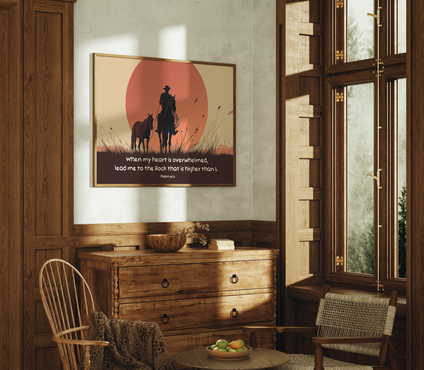 Faith Rides The Crimson Horizon