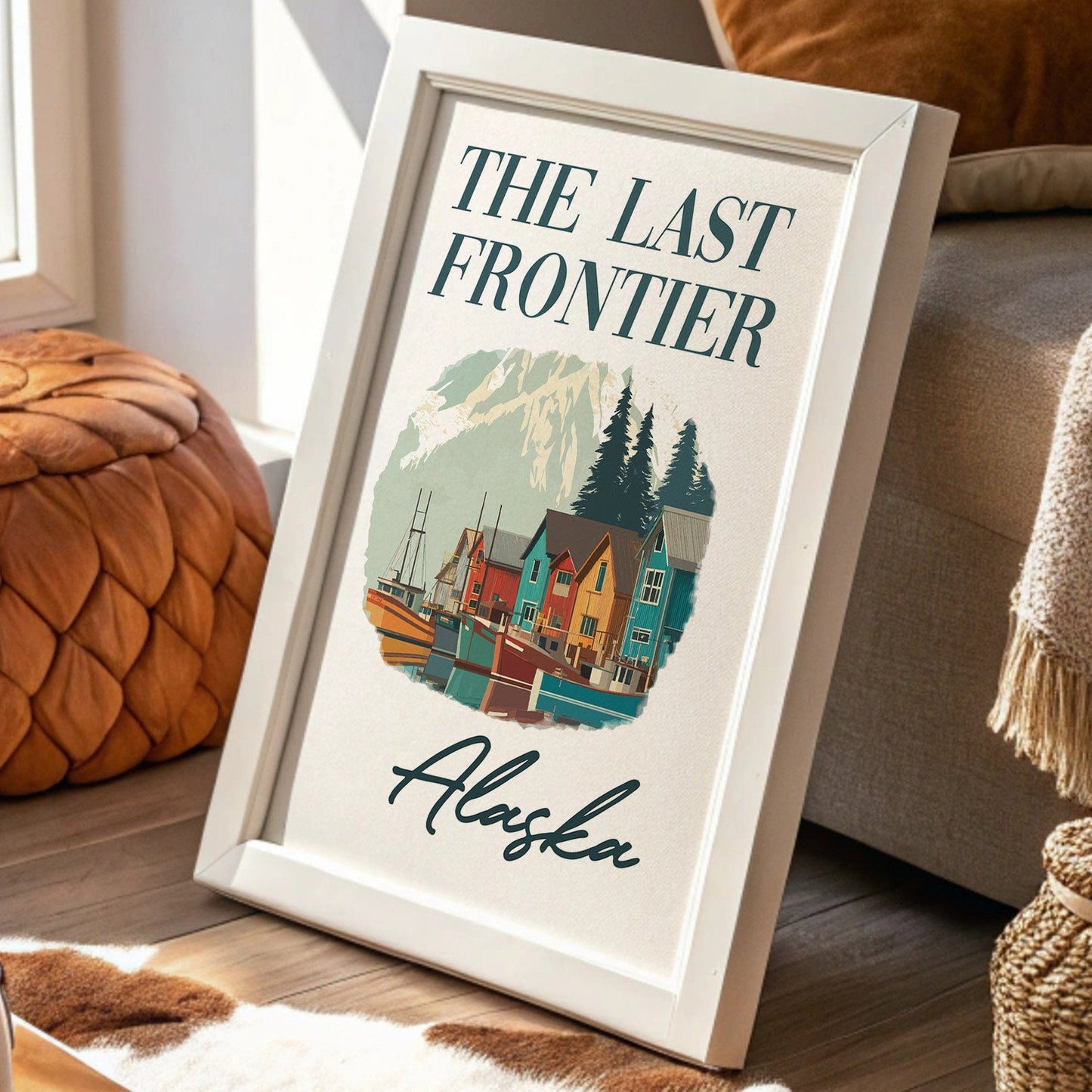 Harbor Homes Against Mountain Majesty