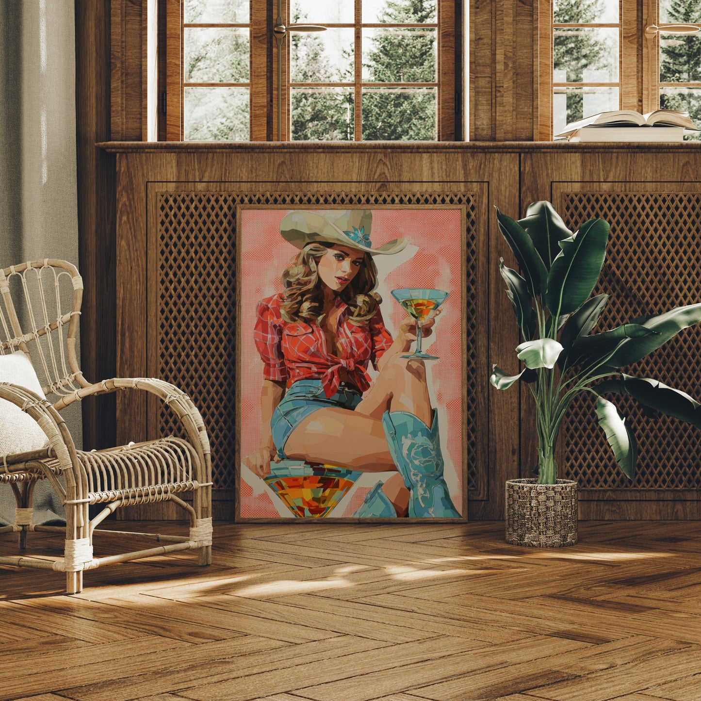 Sunset Cocktails And Turquoise Boots