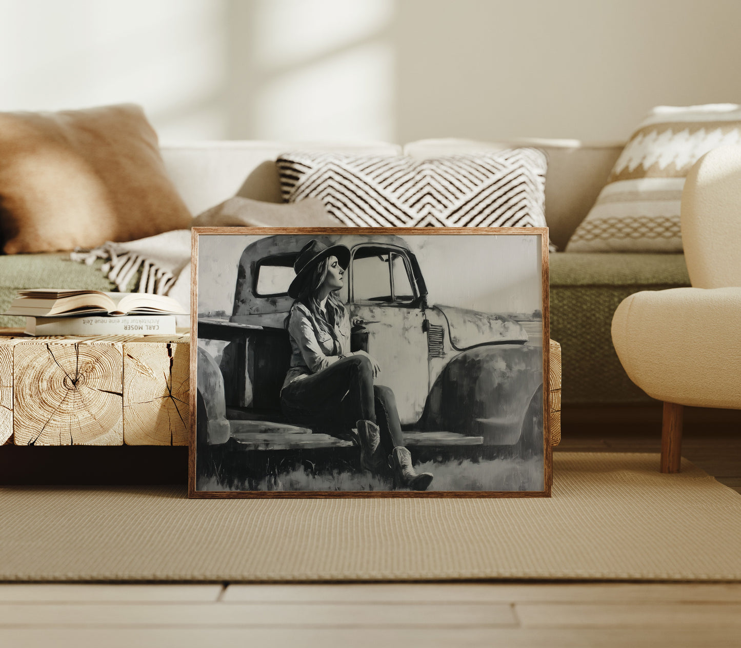 Vintage Soul On Pickup Tailgate