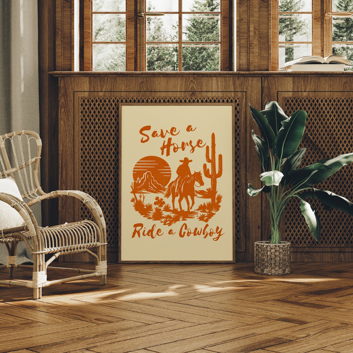 Sunset Trail Through Mesa Country