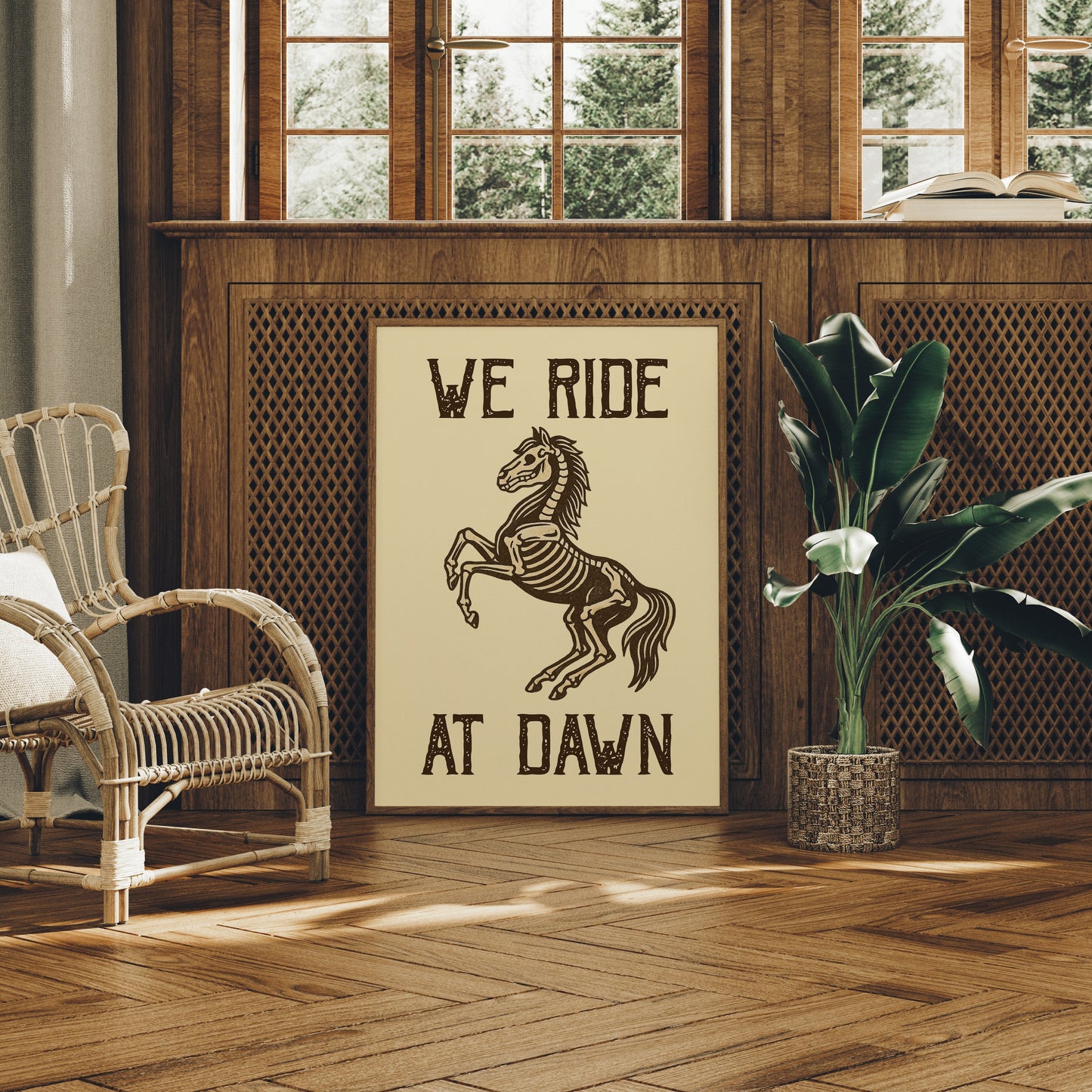Ride at Dawn Bones Dance Under Desert Sun