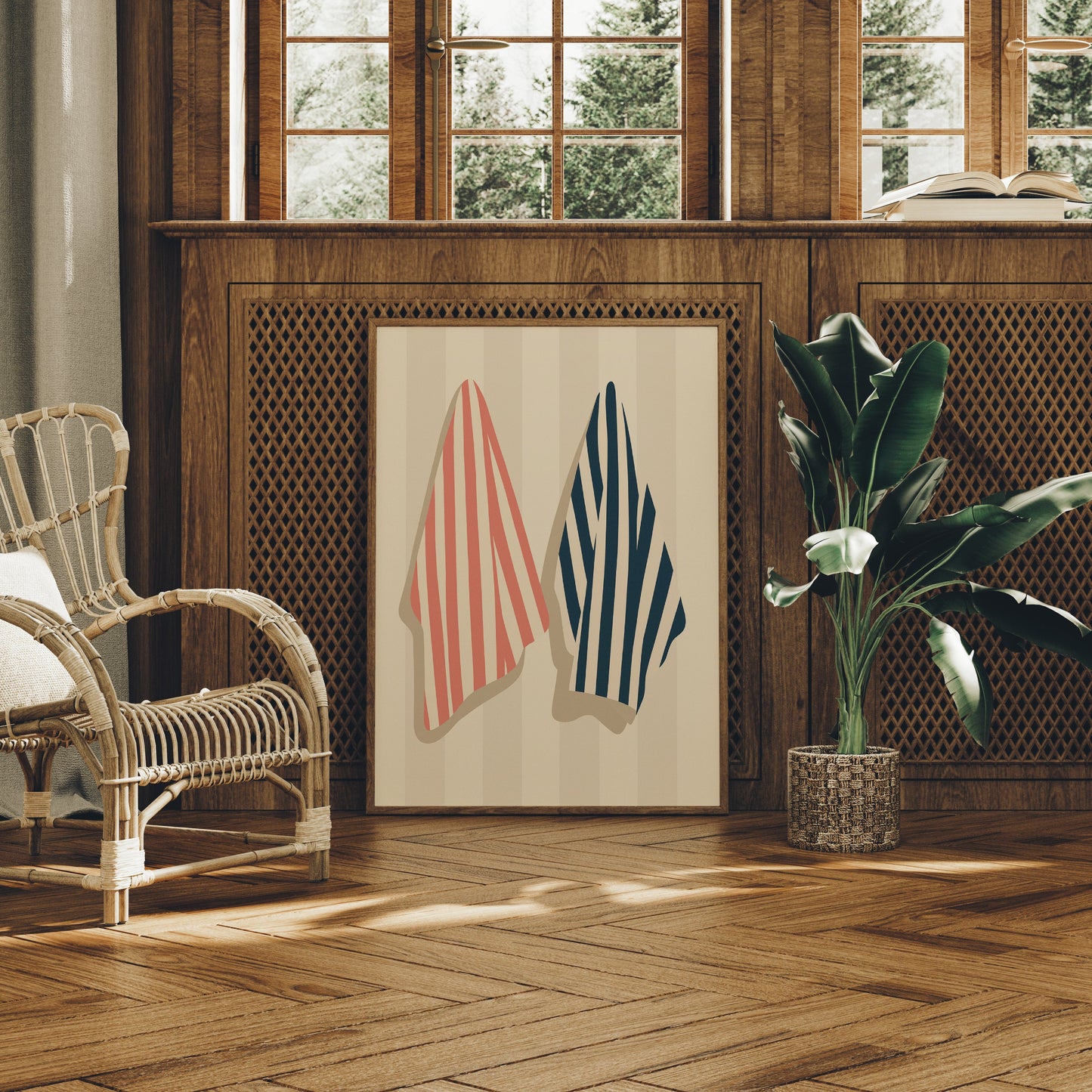 Linen Conversations At Dusk