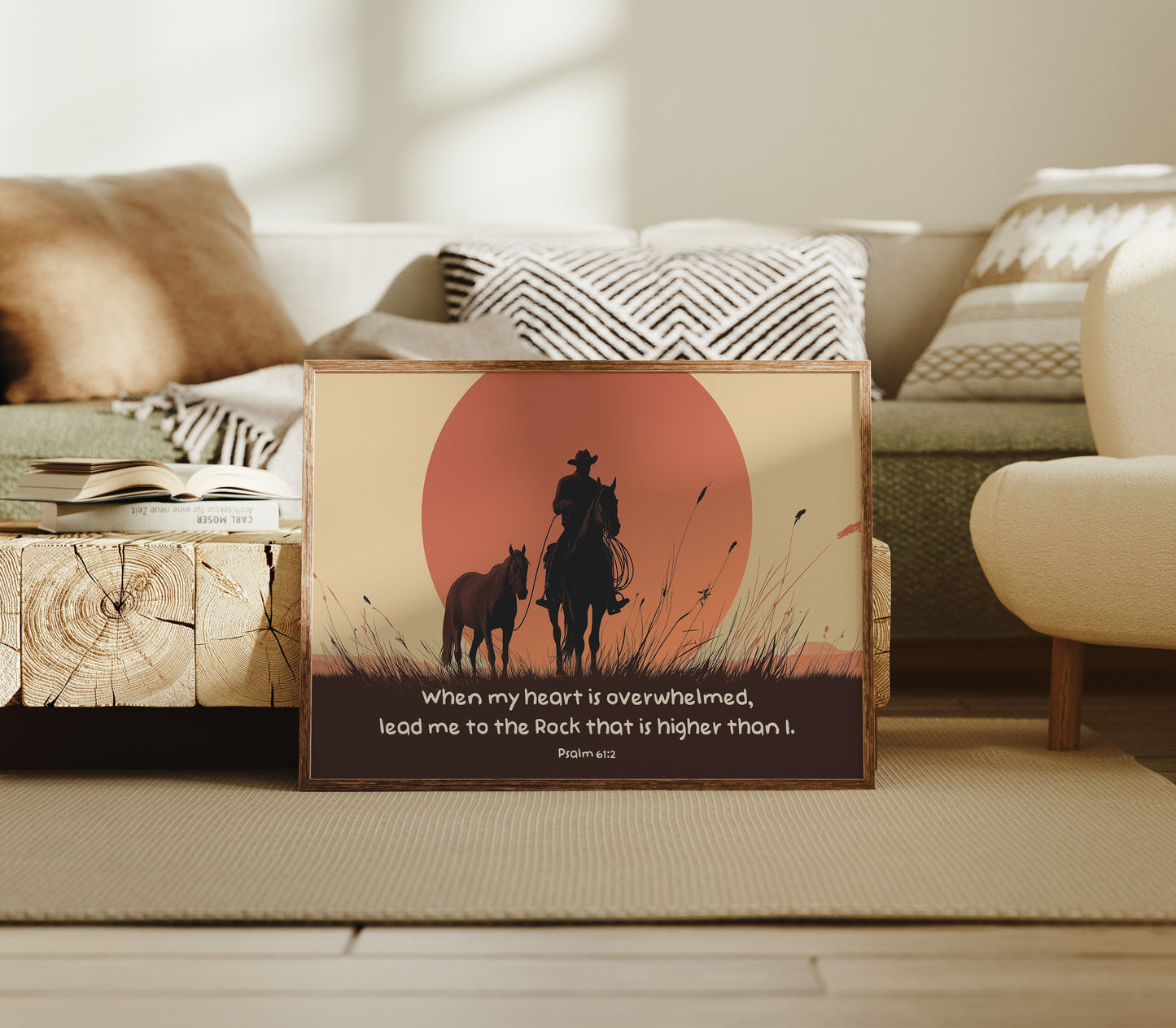 Faith Rides The Crimson Horizon