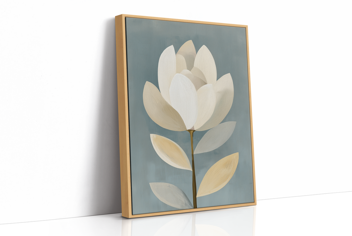 Ivory Blossom in Serene Stillness