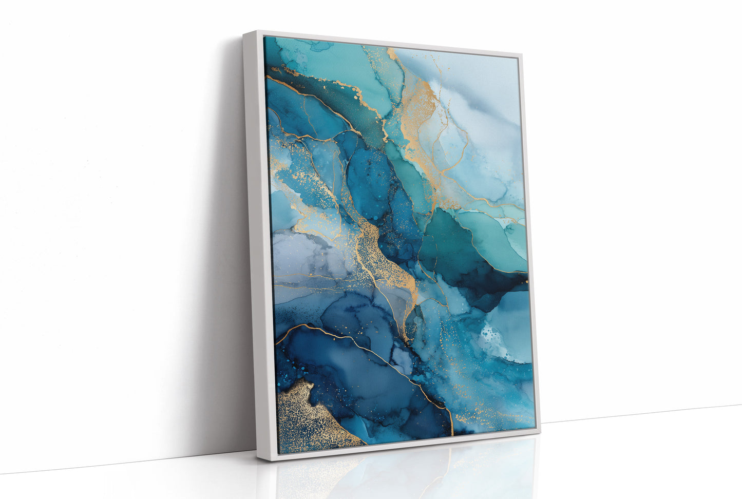 Gold Veins Through Ocean Depths