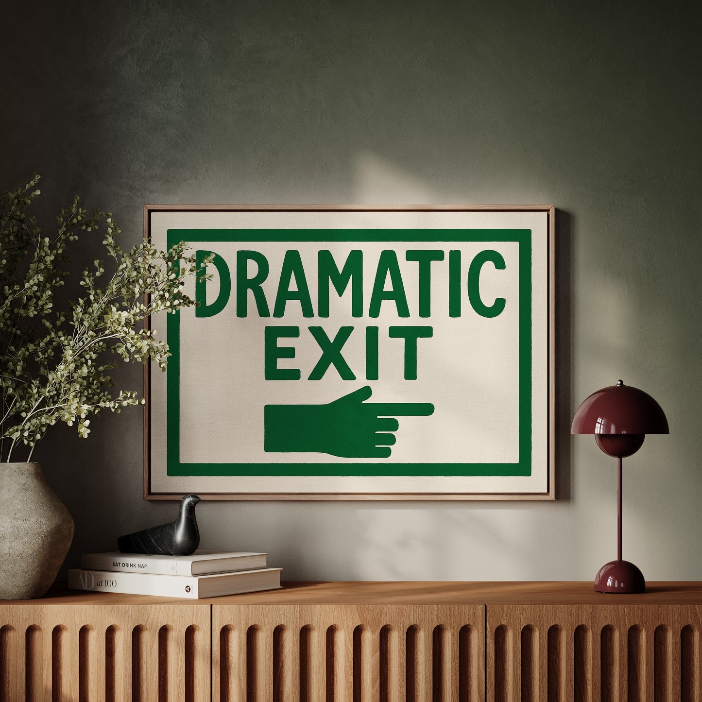 Dramatic Exit (Stage Left)