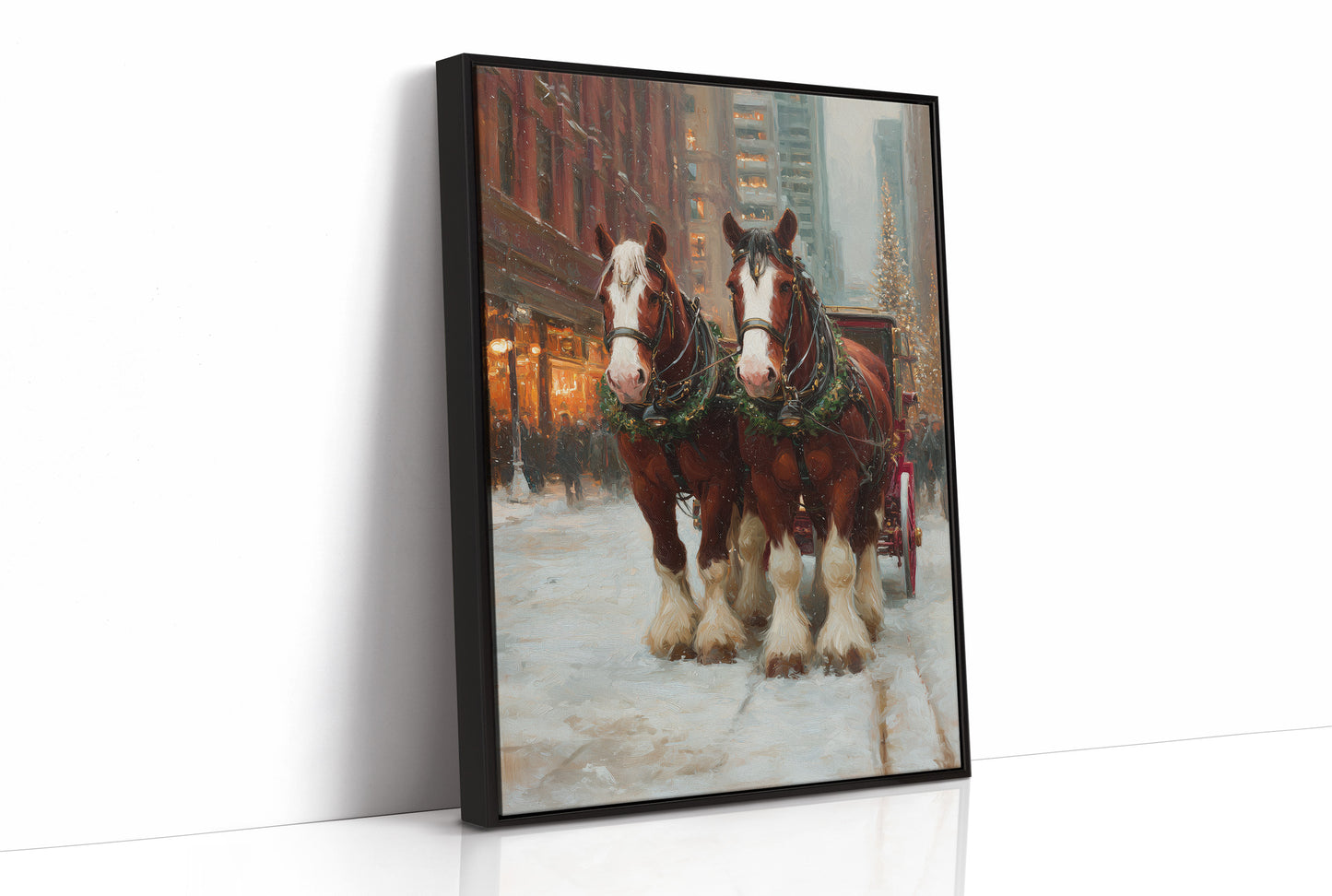 Snowbound Carriage on Market Street
