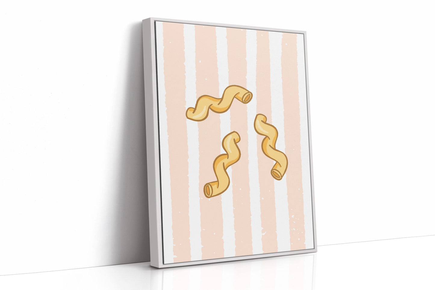 Pasta Dances Through Blush Stripes