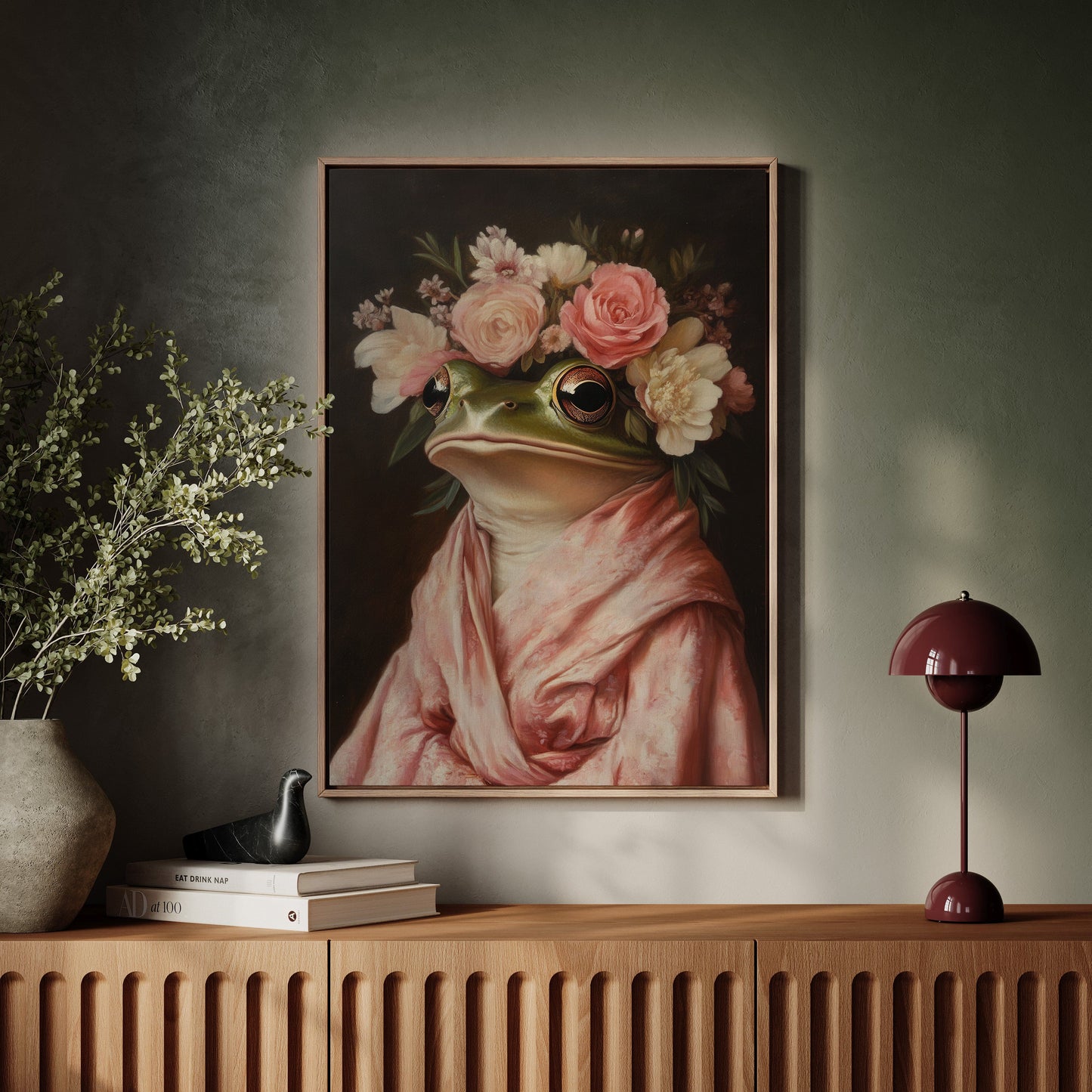 Frog Royalty in Bloom