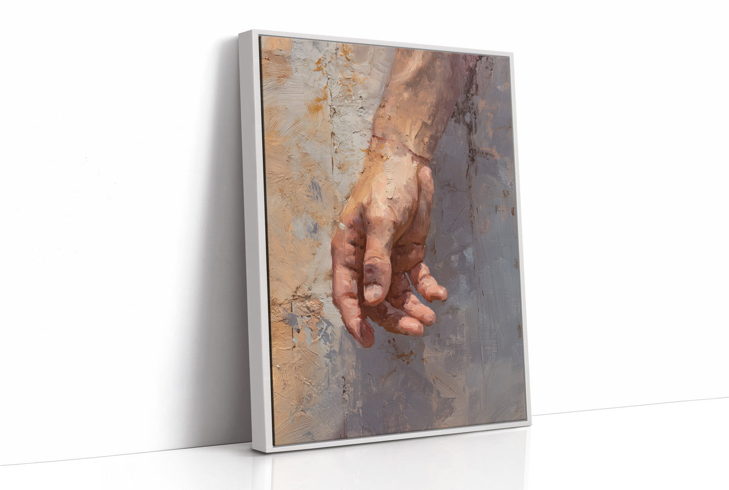 Textured Humanity Through Impasto Light