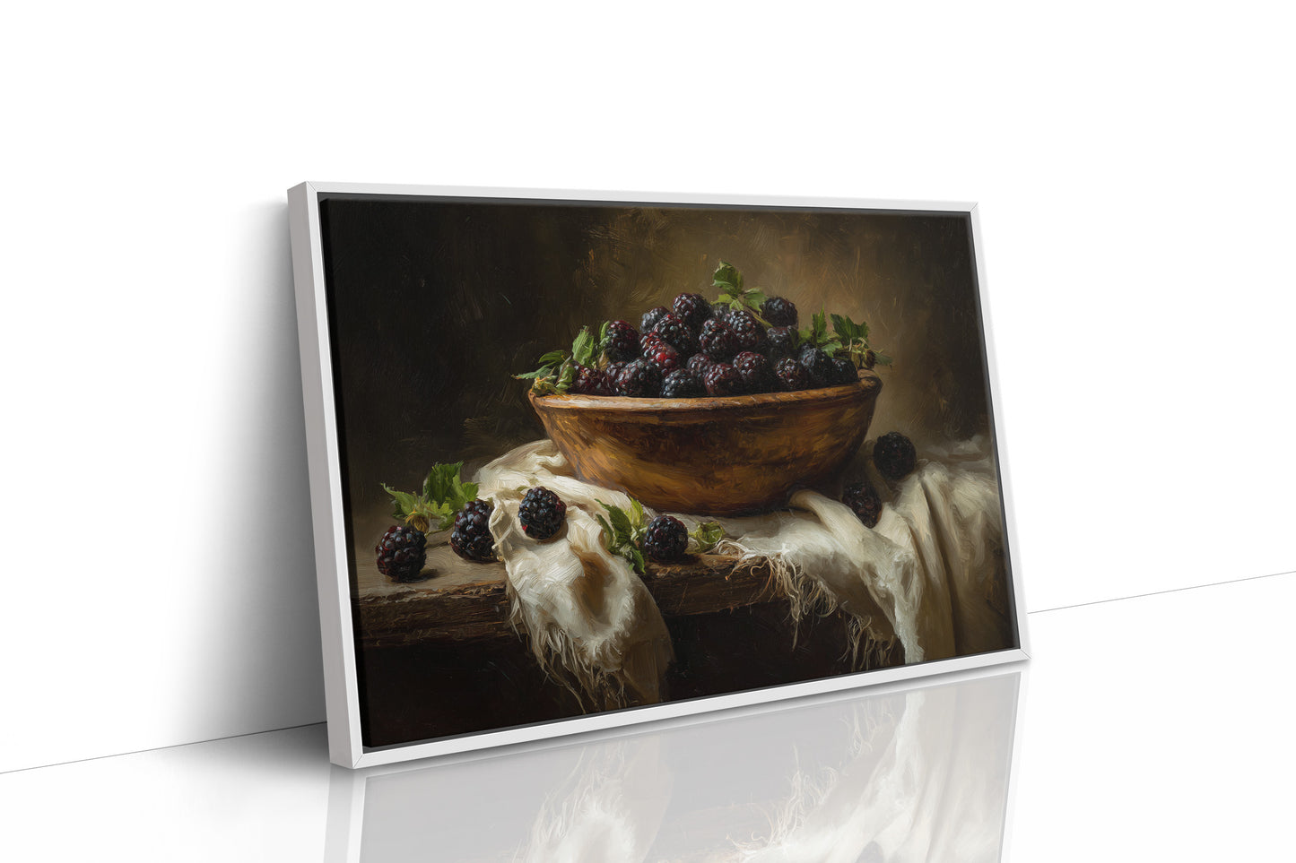 Blackberry Harvest Among Literary Treasures