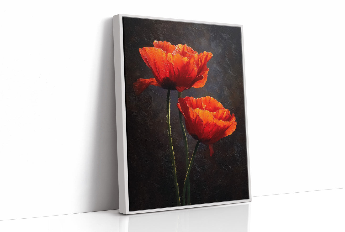 Scarlet Petals Against Darkness