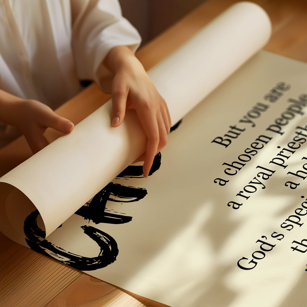 Chosen: Brushstroke Scripture Art