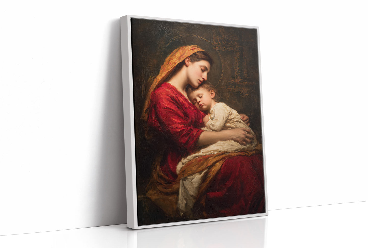 Eternal Embrace in Crimson and Gold