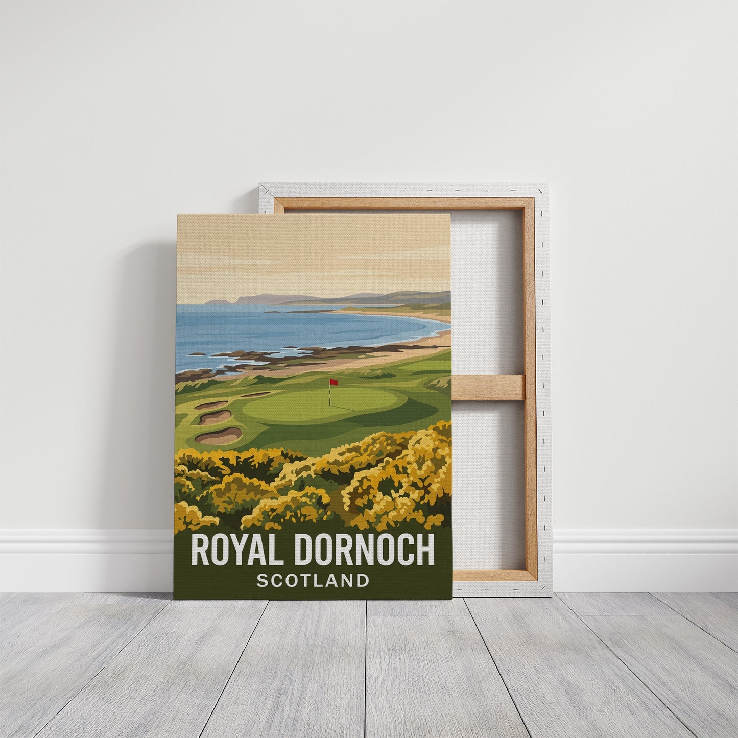 Gorse and a Red Flag Waving