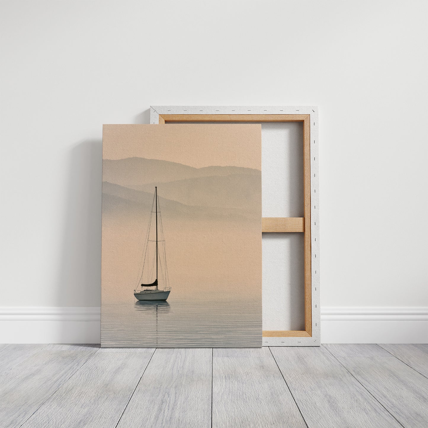 Sailboat Stillness At Dawn