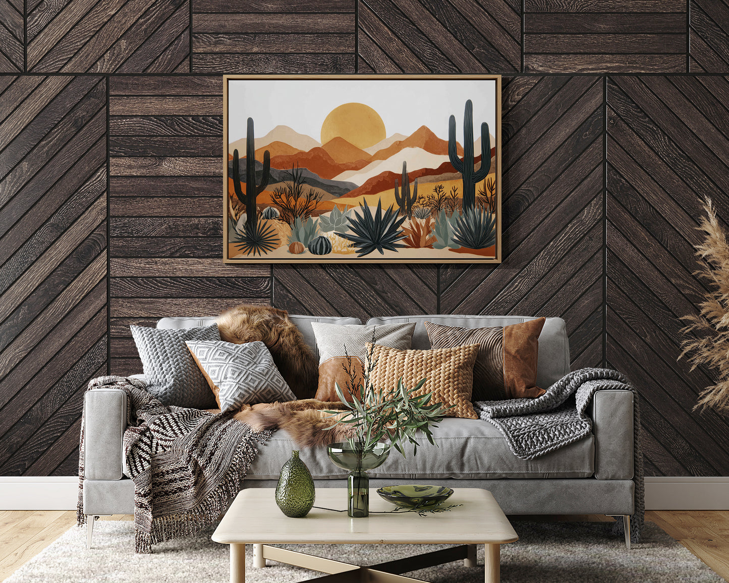 Agave Blooms Meet Desert Dawn