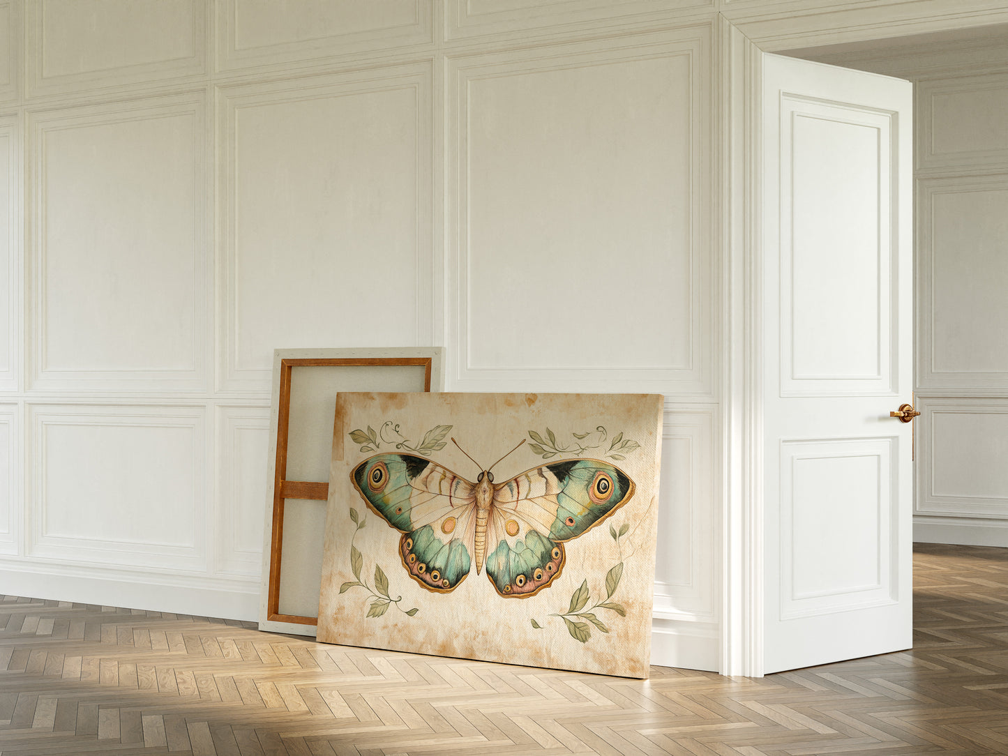 Aged Pages Hold Butterfly Tales