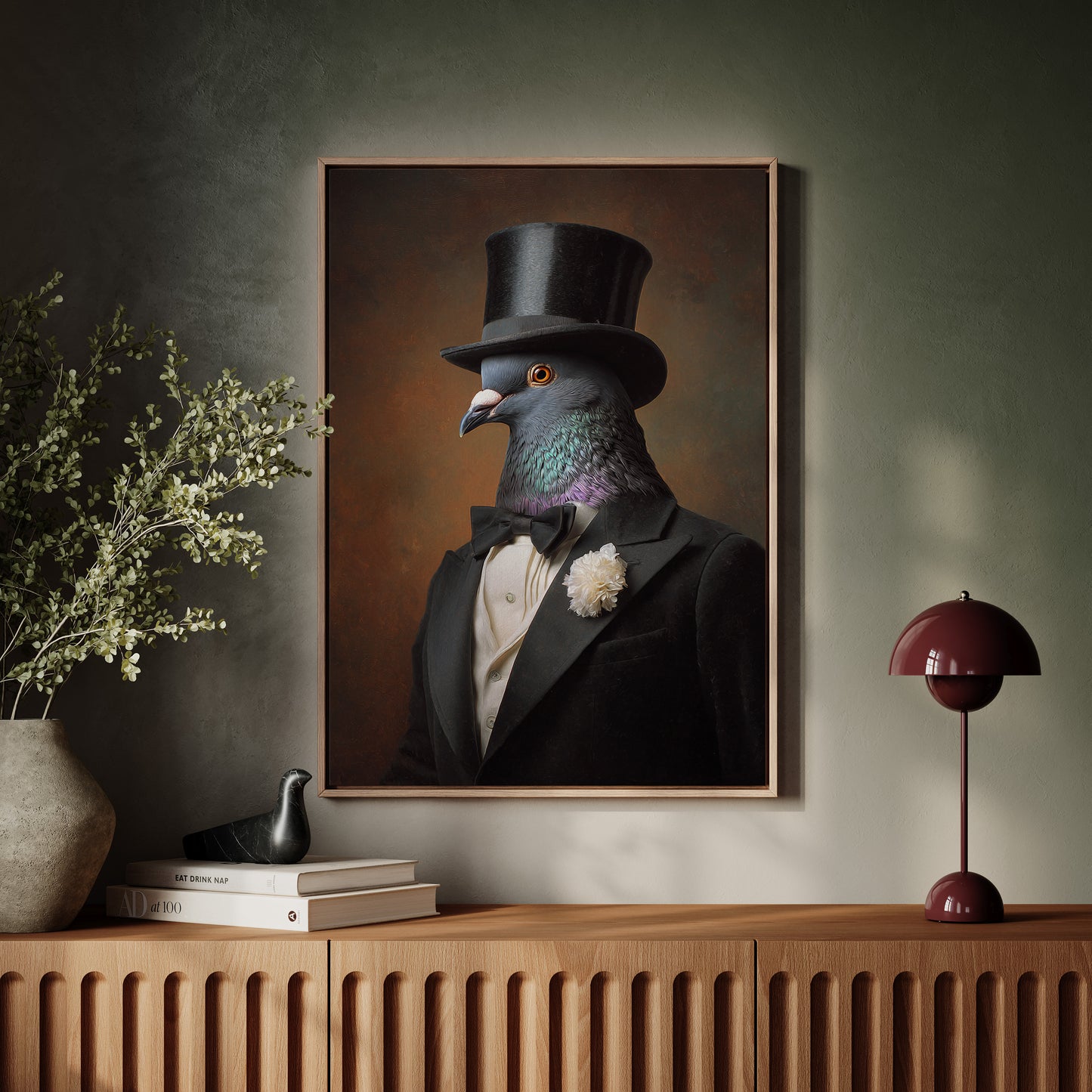 Dapper Feathers and Timeless Elegance