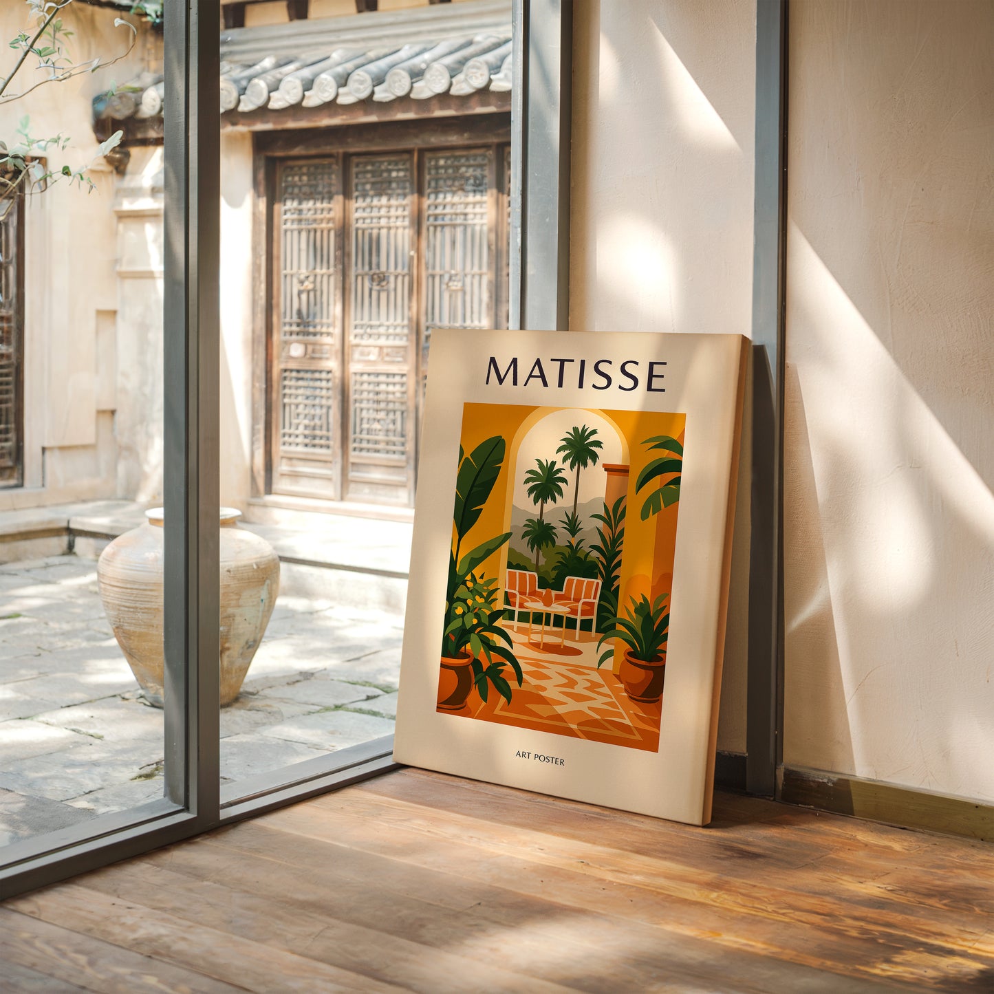 Tropical Archway in Matisse Style