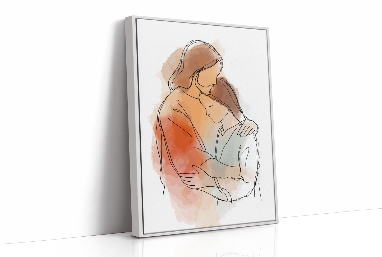 Tender Embrace Speaks Wordless Comfort