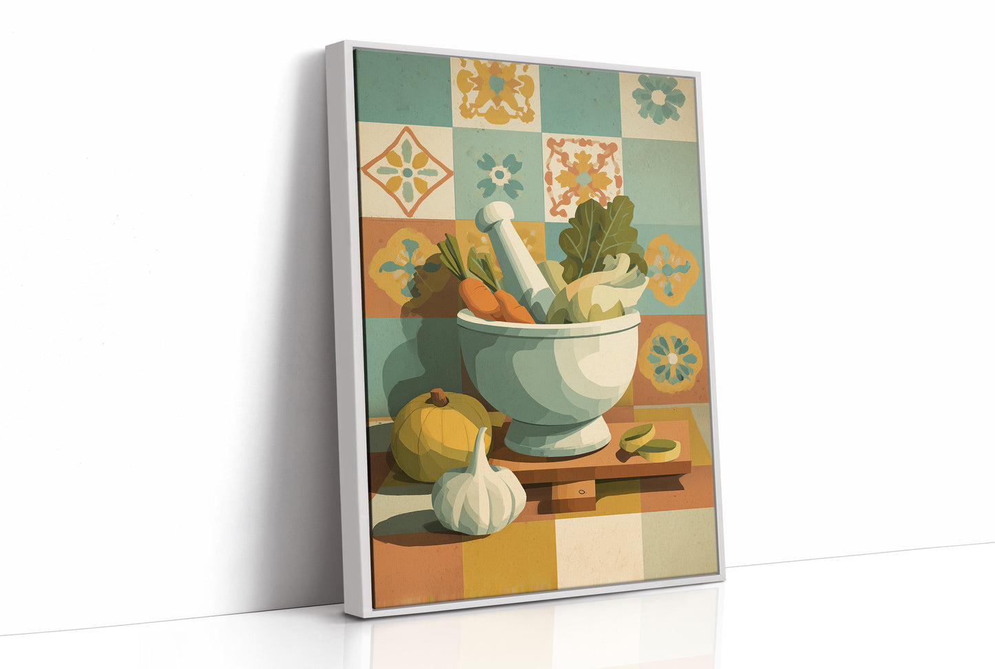 Garden Harvest In Grandmother's Bowl