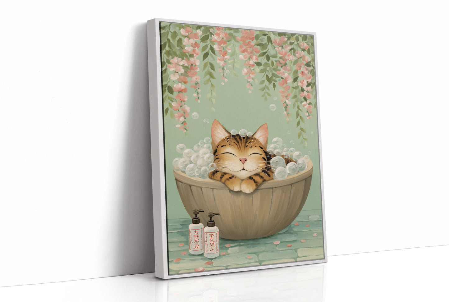 Bubble Bath Under Cherry Blossoms