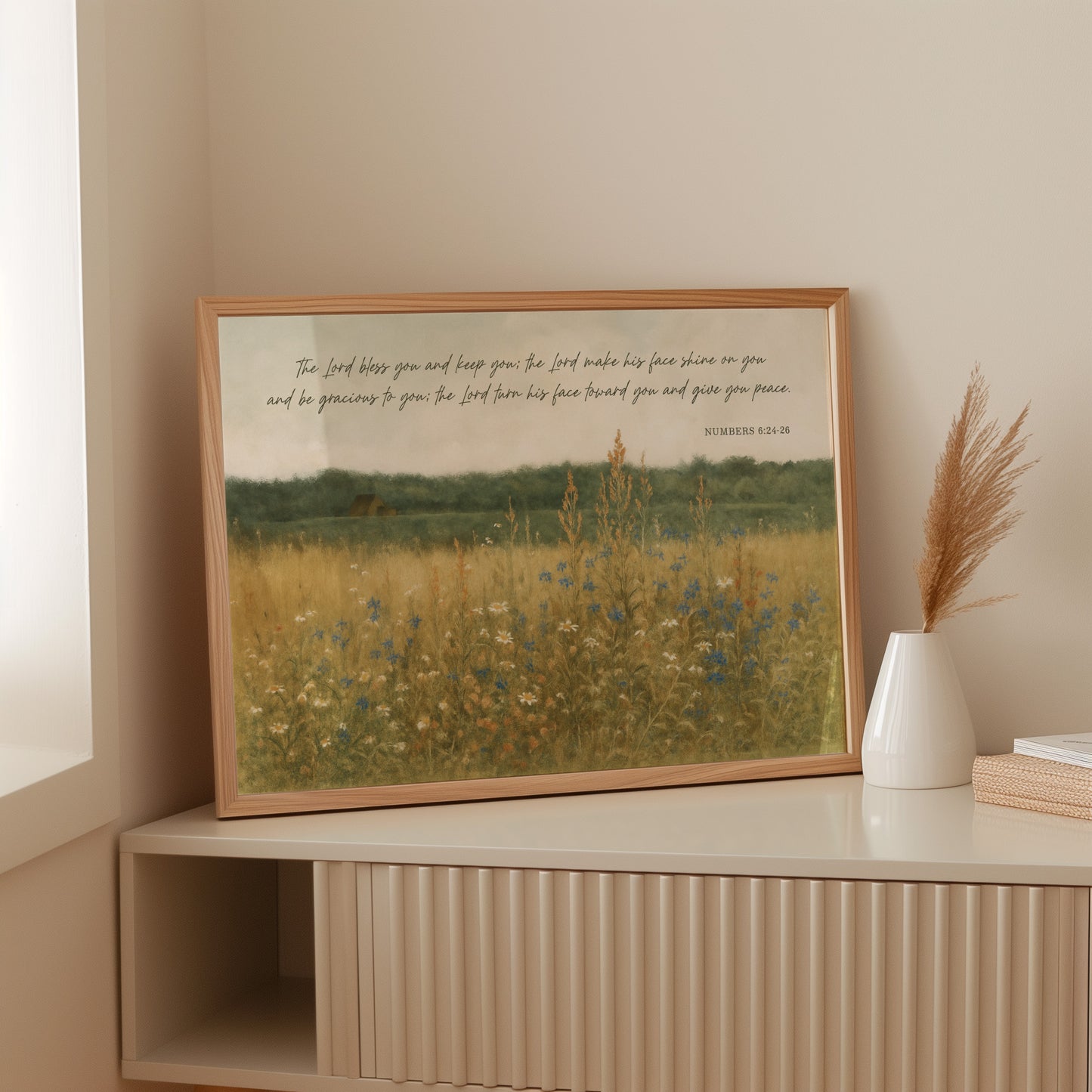 Blessing in Wildflowers Numbers 6:24