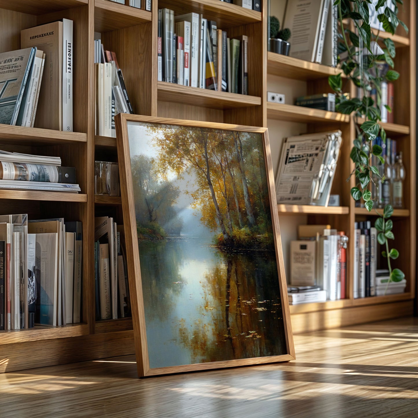 Autumn Reflections on Tranquil Waters