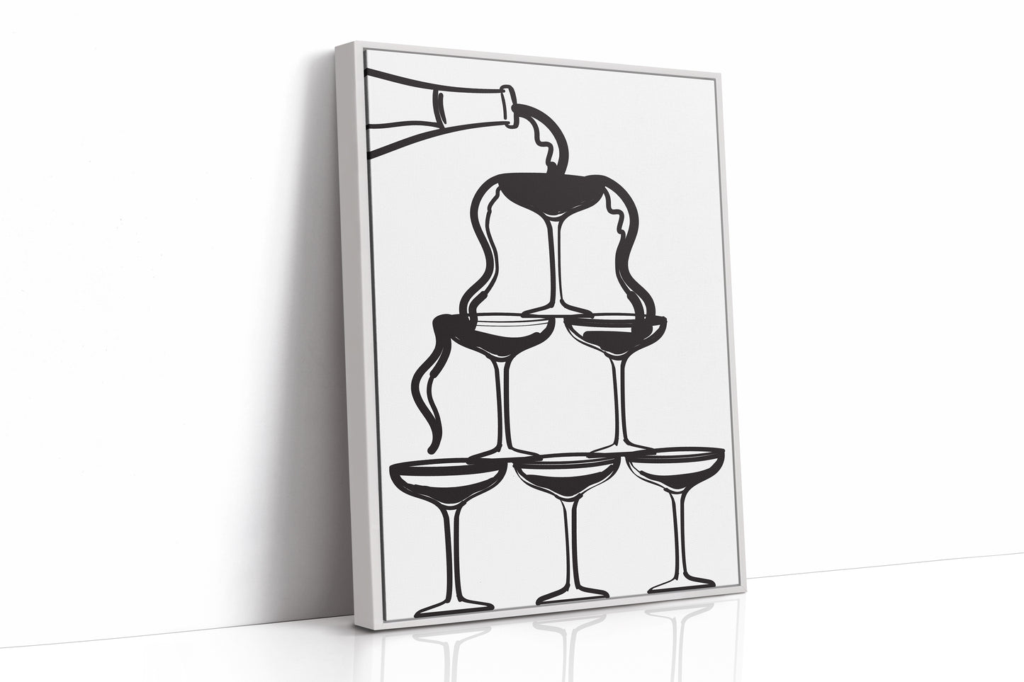 Champagne Towers Build Midnight Magic