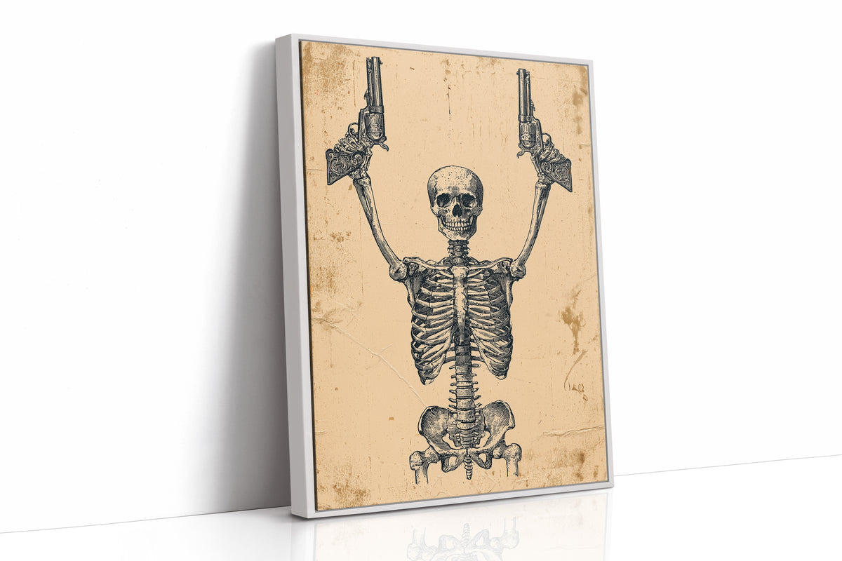 Guns Blazing: Skeleton Gunslinger