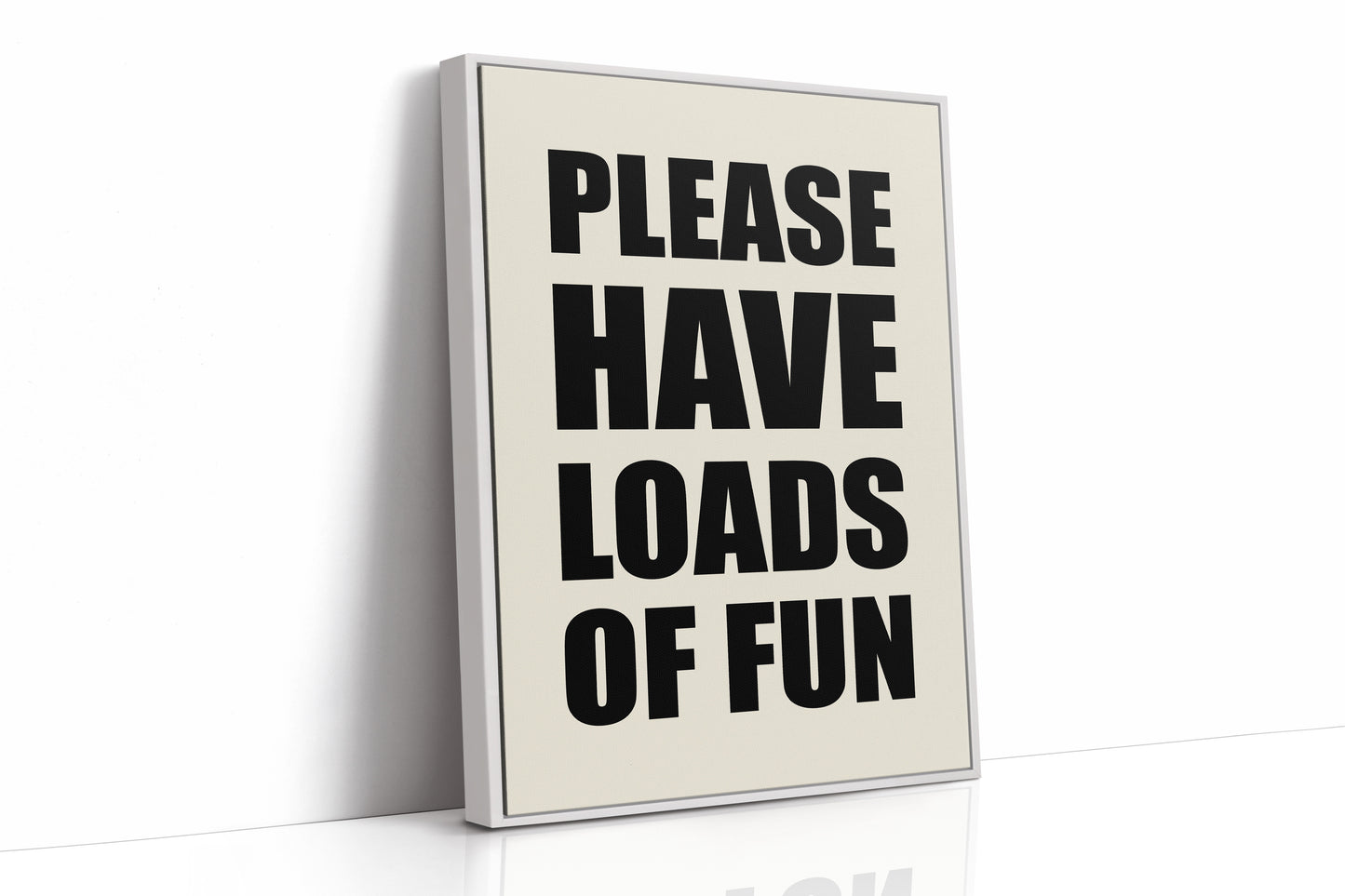 Bold Letters Make Polite Demands