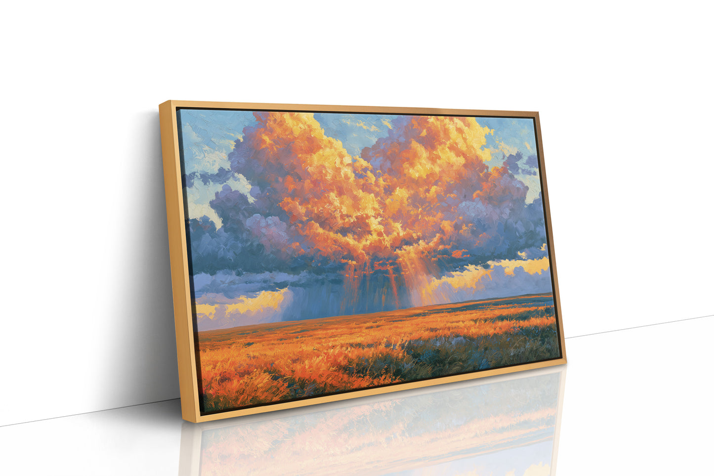 Fire in the Prairie Sky