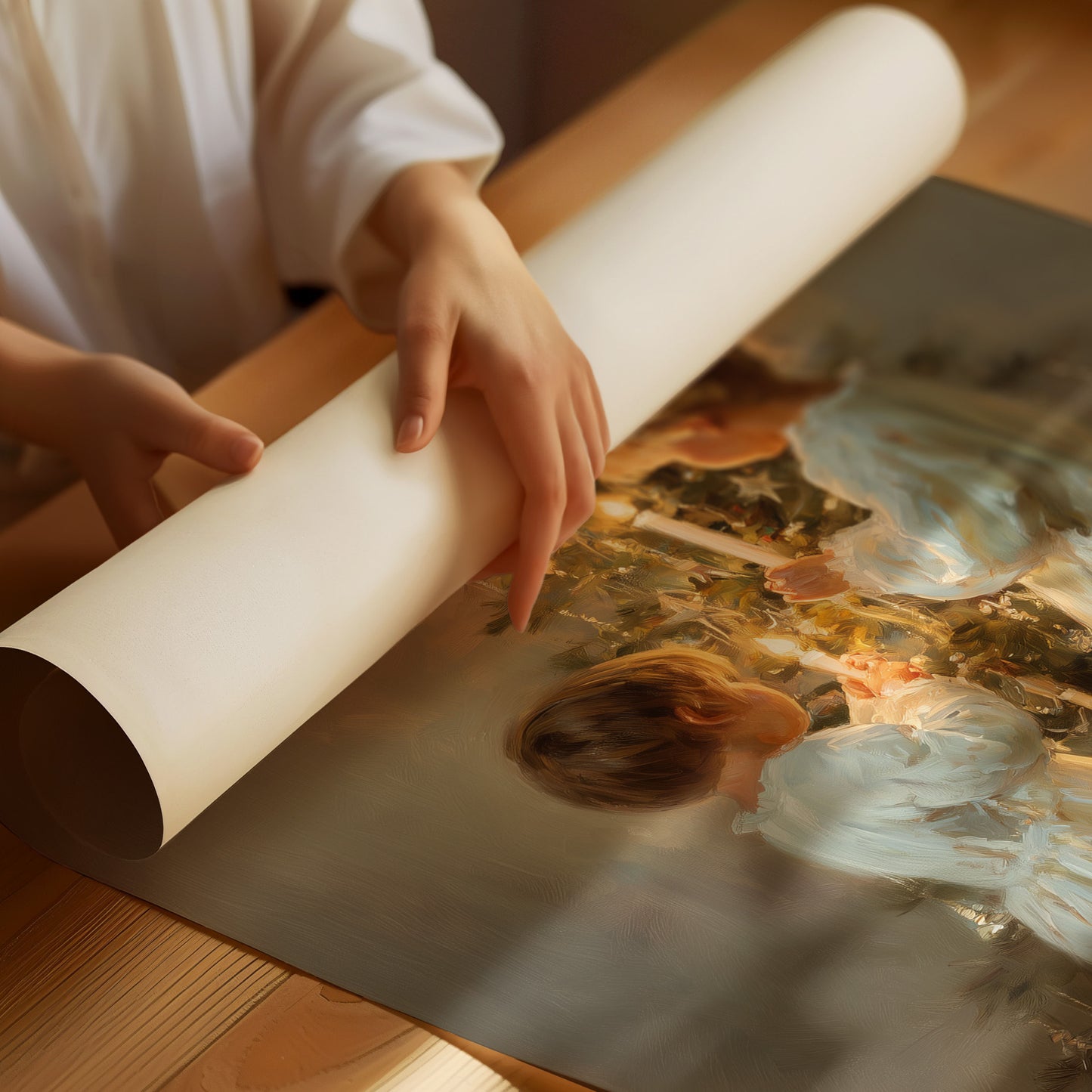 December Magic Glows In White