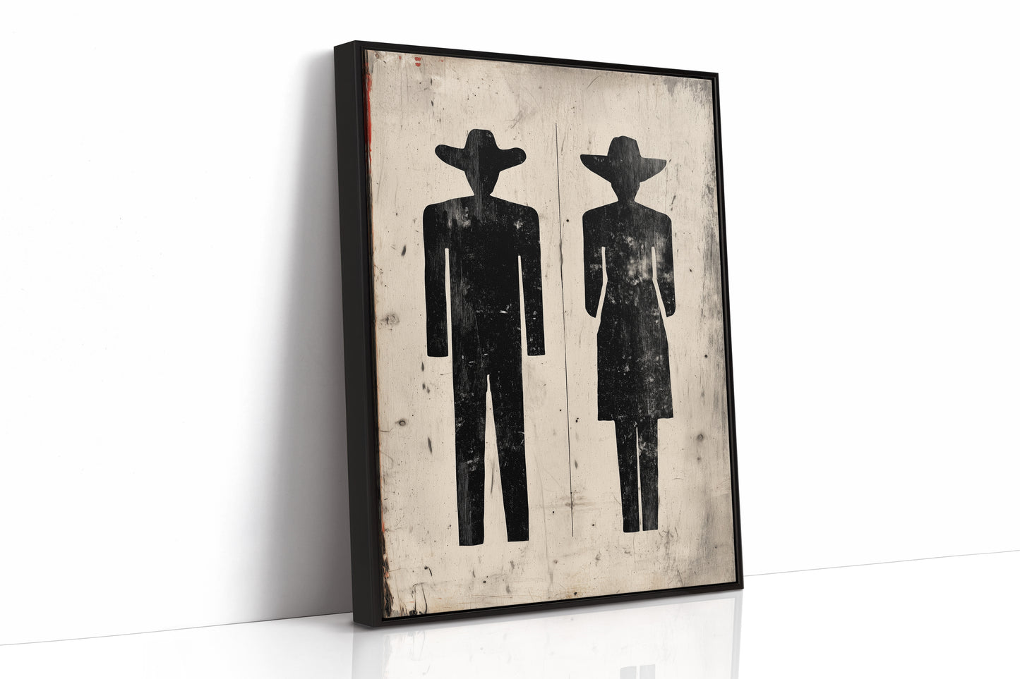 Western Restroom Silhouettes