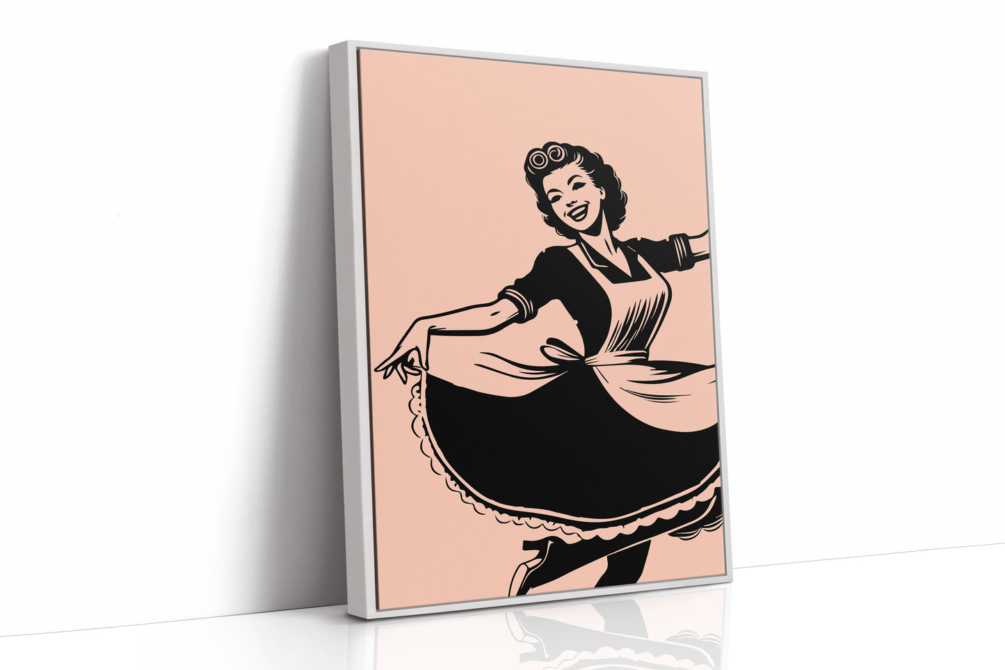 Aprons Dance Through Blush Kitchen Light