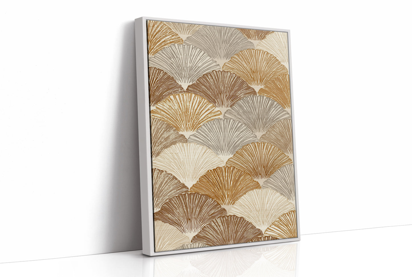 Golden Fans Unfold In Rhythm