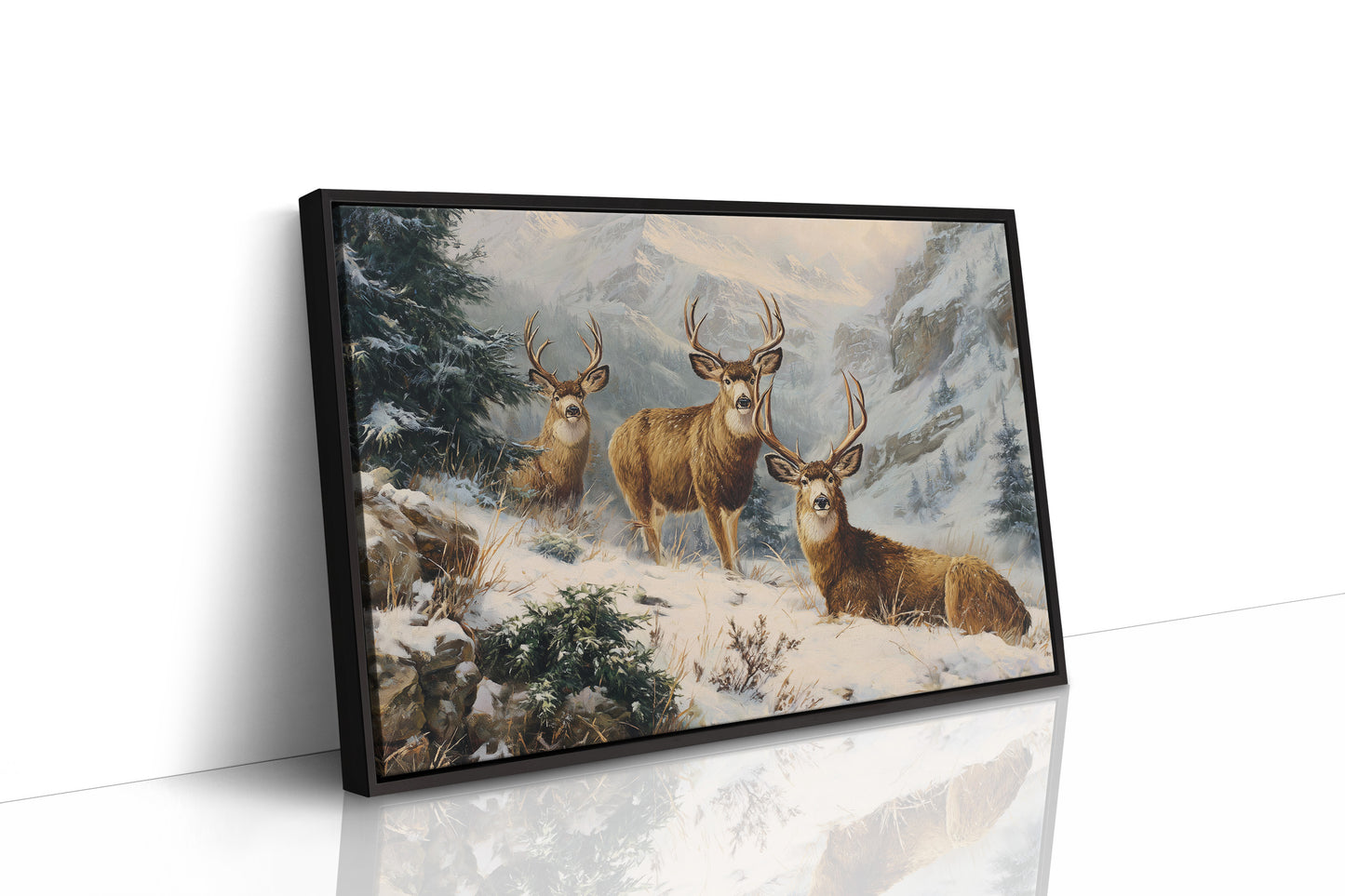 Winter Peaks Call The Deer Home