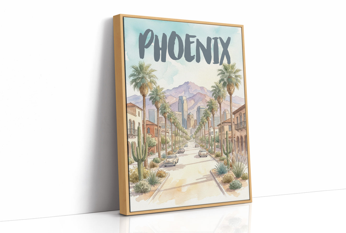 Phoenix in Watercolor