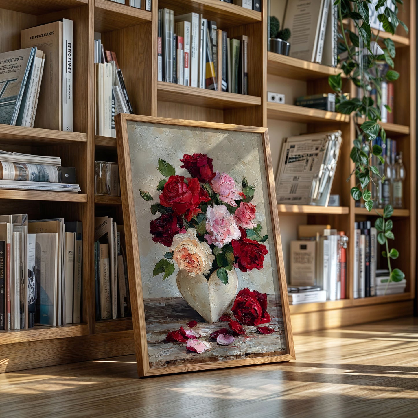 Hearts Bloom in Silent Elegance