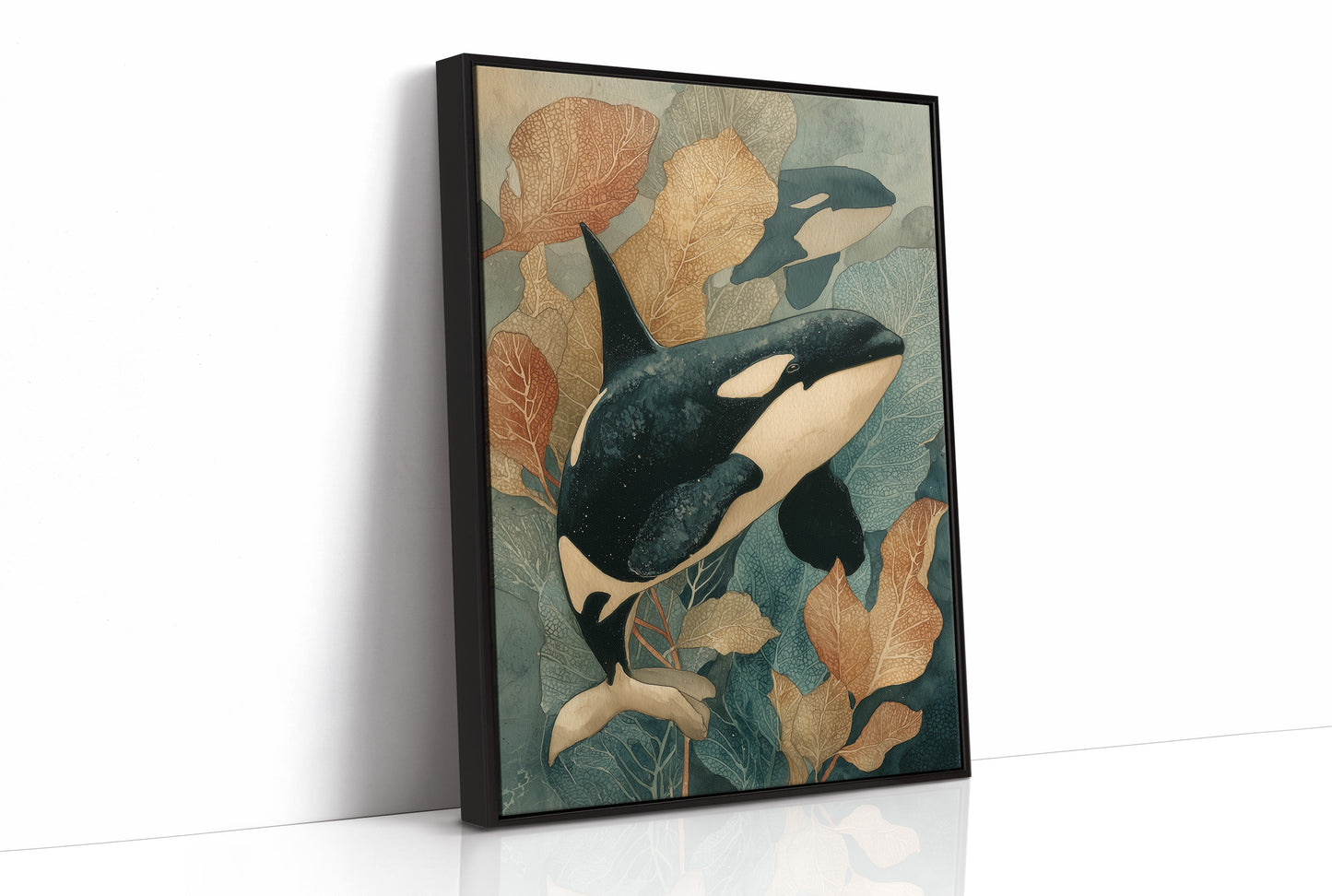Two Orcas, One Current